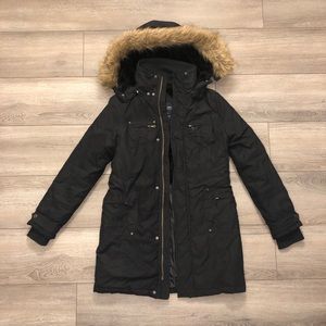 Bluenotes black winter parka